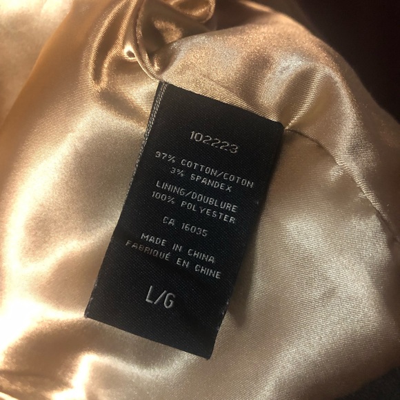 Lady Hathaway Velvet Cotton Button Blazer Jacket Chocolate Brown - Picture 10 of 10